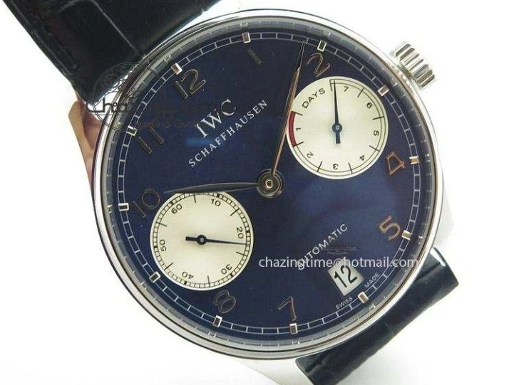 MIROTIME 0301 Portuguese Real PR IW500112 ZF 1:1 Laureus Edition On Black Leather Strap A Flexible 7369